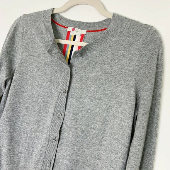Boden Rainbow Stripe Cardigan Sweater Size Small - Picture 7 of 12